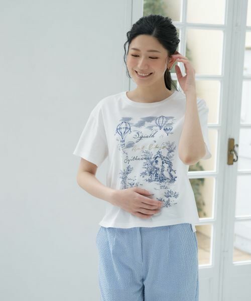 CARA O CRUZ / キャラ・オ・クルス Tシャツ | 洗える気球モチーフTシャツ | 詳細1