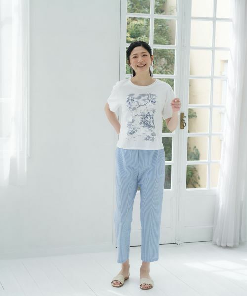 CARA O CRUZ / キャラ・オ・クルス Tシャツ | 洗える気球モチーフTシャツ | 詳細12