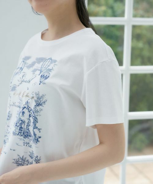 CARA O CRUZ / キャラ・オ・クルス Tシャツ | 洗える気球モチーフTシャツ | 詳細17