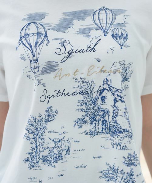 CARA O CRUZ / キャラ・オ・クルス Tシャツ | 洗える気球モチーフTシャツ | 詳細19