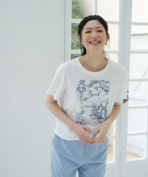 CARA O CRUZ / キャラ・オ・クルス Tシャツ | 洗える気球モチーフTシャツ | 詳細2