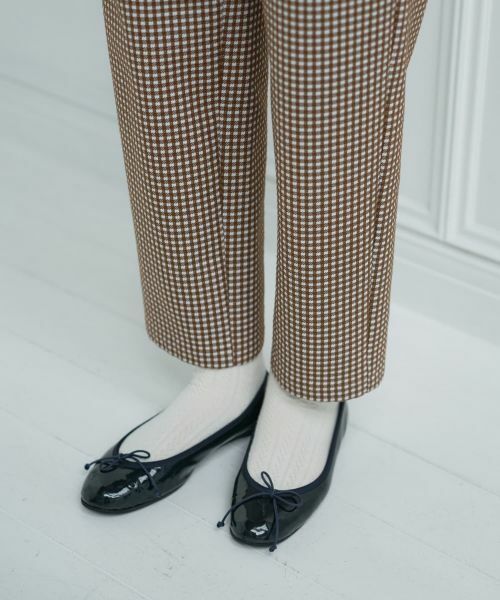 CARA O CRUZ / キャラ・オ・クルス その他パンツ | チェックストレートパンツ【CoC by CARA O CRUZ】 | 詳細10