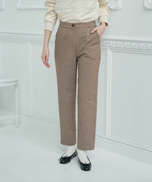 CARA O CRUZ / キャラ・オ・クルス その他パンツ | チェックストレートパンツ【CoC by CARA O CRUZ】 | 詳細17