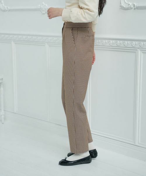 CARA O CRUZ / キャラ・オ・クルス その他パンツ | チェックストレートパンツ【CoC by CARA O CRUZ】 | 詳細18