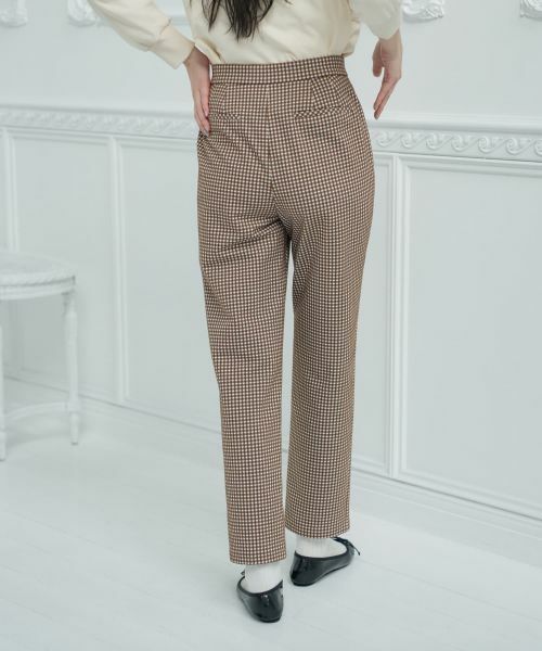 CARA O CRUZ / キャラ・オ・クルス その他パンツ | チェックストレートパンツ【CoC by CARA O CRUZ】 | 詳細19