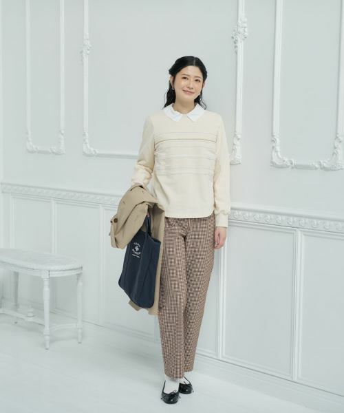 CARA O CRUZ / キャラ・オ・クルス その他パンツ | チェックストレートパンツ【CoC by CARA O CRUZ】 | 詳細22