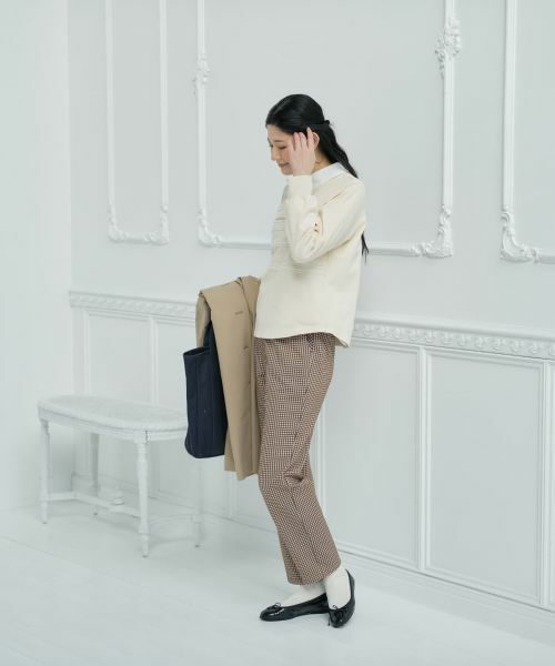 CARA O CRUZ / キャラ・オ・クルス その他パンツ | チェックストレートパンツ【CoC by CARA O CRUZ】 | 詳細23