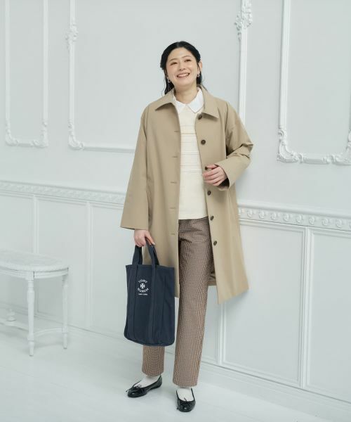 CARA O CRUZ / キャラ・オ・クルス その他パンツ | チェックストレートパンツ【CoC by CARA O CRUZ】 | 詳細4