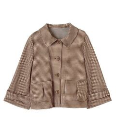 CARA O CRUZ / キャラ・オ・クルス テーラードジャケット | ギンガムチェックステンカラージャケット【CoC by CARA O CRUZ】