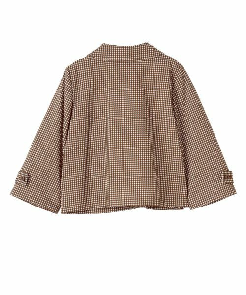 CARA O CRUZ / キャラ・オ・クルス テーラードジャケット | ギンガムチェックステンカラージャケット【CoC by CARA O CRUZ】 | 詳細24