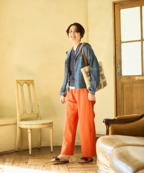 CARA O CRUZ / キャラ・オ・クルス テーラードジャケット | 洗える デニムフーデッドジャケット【CoC by CARA O CRUZ】【セットアップ】 | 詳細12