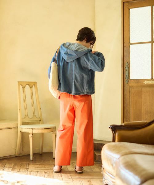 CARA O CRUZ / キャラ・オ・クルス テーラードジャケット | 洗える デニムフーデッドジャケット【CoC by CARA O CRUZ】【セットアップ】 | 詳細15