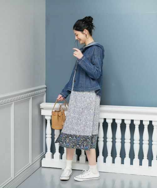 CARA O CRUZ / キャラ・オ・クルス テーラードジャケット | 洗える デニムフーデッドジャケット【CoC by CARA O CRUZ】【セットアップ】 | 詳細28