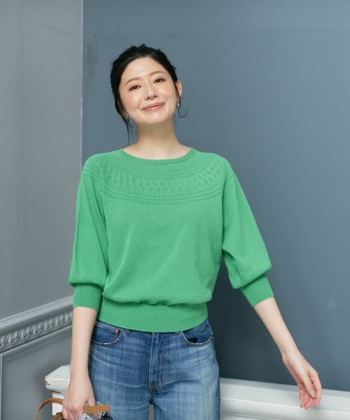 CARA O CRUZ / キャラ・オ・クルス ニット・セーター | ホールガーメントニットプルオーバー | 詳細1