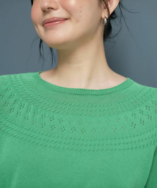 CARA O CRUZ / キャラ・オ・クルス ニット・セーター | ホールガーメントニットプルオーバー | 詳細13
