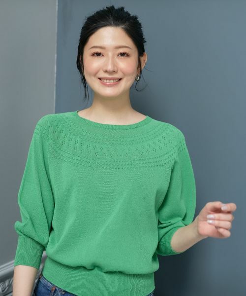 CARA O CRUZ / キャラ・オ・クルス ニット・セーター | ホールガーメントニットプルオーバー | 詳細3