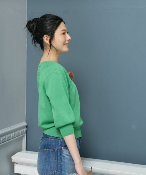 CARA O CRUZ / キャラ・オ・クルス ニット・セーター | ホールガーメントニットプルオーバー | 詳細4