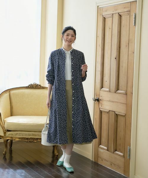 CARA O CRUZ / キャラ・オ・クルス ミニ・ひざ丈スカート | 洗えるサイドボタンフレアスカート | 詳細12