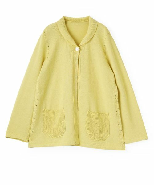 CARA O CRUZ / キャラ・オ・クルス カーディガン・ボレロ | 洗える UVケア カーディガン（レモンイエロー系）