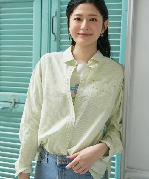 CARA O CRUZ / キャラ・オ・クルス シャツ・ブラウス | 洗える ストライプシャツ | 詳細10