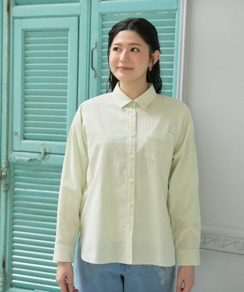 CARA O CRUZ / キャラ・オ・クルス シャツ・ブラウス | 洗える ストライプシャツ | 詳細13