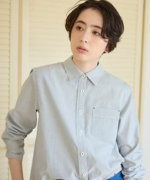 CARA O CRUZ / キャラ・オ・クルス シャツ・ブラウス | 洗える ストライプシャツ | 詳細3