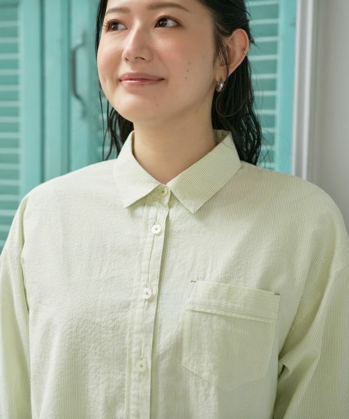 CARA O CRUZ / キャラ・オ・クルス シャツ・ブラウス | 洗える ストライプシャツ | 詳細30