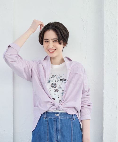 CARA O CRUZ / キャラ・オ・クルス シャツ・ブラウス | 洗える ストライプシャツ | 詳細6