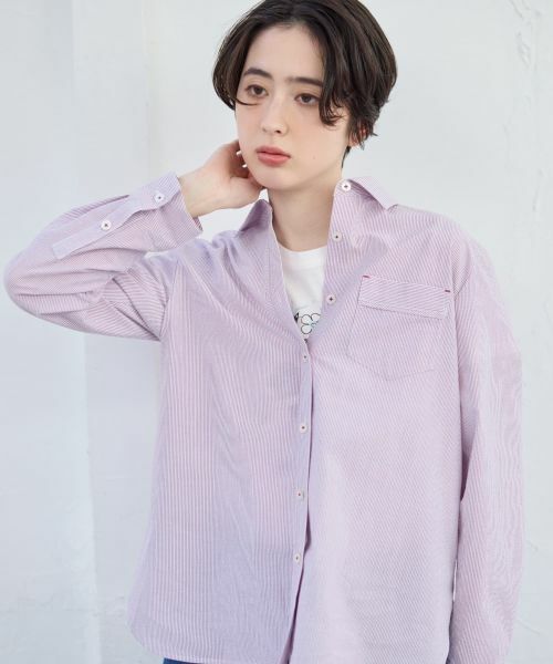 CARA O CRUZ / キャラ・オ・クルス シャツ・ブラウス | 洗える ストライプシャツ | 詳細8