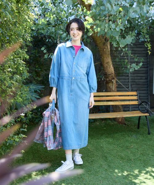 CARA O CRUZ / キャラ・オ・クルス ドレス | デニムシャツワンピース | 詳細12