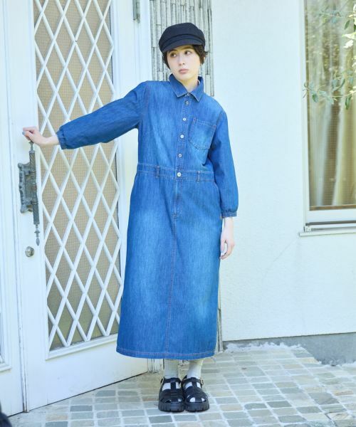 CARA O CRUZ / キャラ・オ・クルス ドレス | デニムシャツワンピース | 詳細15