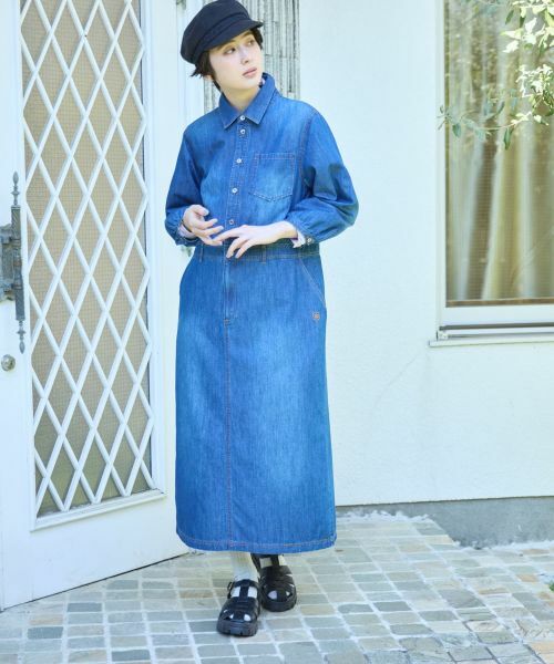 CARA O CRUZ / キャラ・オ・クルス ドレス | デニムシャツワンピース | 詳細17