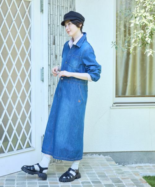 CARA O CRUZ / キャラ・オ・クルス ドレス | デニムシャツワンピース | 詳細6