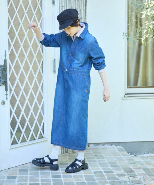CARA O CRUZ / キャラ・オ・クルス ドレス | デニムシャツワンピース | 詳細7