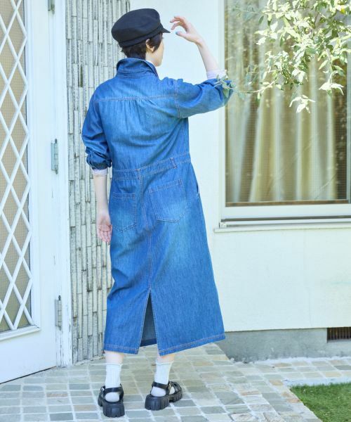 CARA O CRUZ / キャラ・オ・クルス ドレス | デニムシャツワンピース | 詳細8