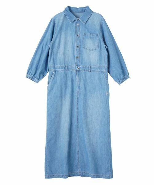 CARA O CRUZ / キャラ・オ・クルス ドレス | デニムシャツワンピース（コバルトブルー）