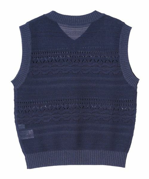 CARA O CRUZ / キャラ・オ・クルス テーラードジャケット | 透かし編みニットベスト【CoC by CARA O CRUZ】 | 詳細19