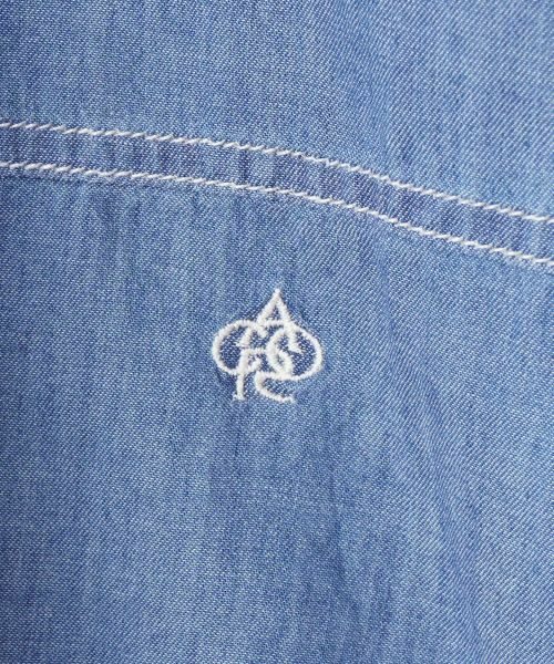 CARA O CRUZ / キャラ・オ・クルス シャツ・ブラウス | 洗える チュニックのウルトラライトオンデニムシャツ | 詳細4