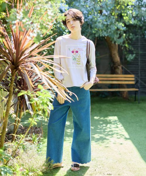 CARA O CRUZ / キャラ・オ・クルス デニムパンツ | 刺繍デニムパンツ | 詳細15