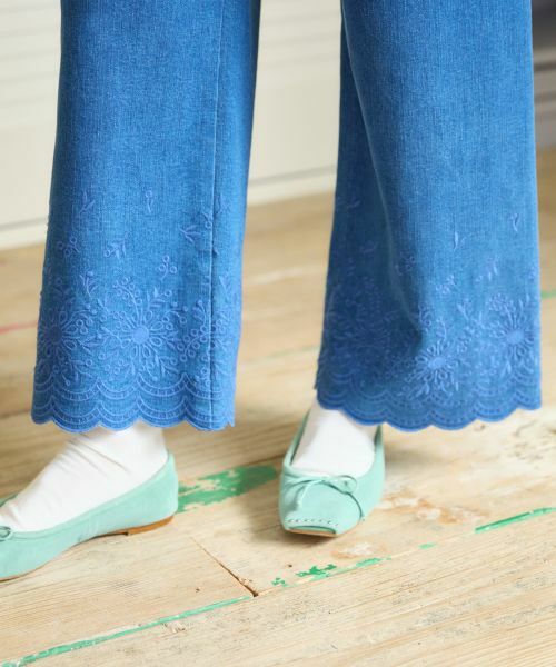 CARA O CRUZ / キャラ・オ・クルス デニムパンツ | 刺繍デニムパンツ | 詳細18