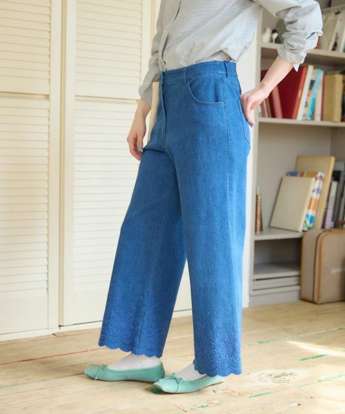 CARA O CRUZ / キャラ・オ・クルス デニムパンツ | 刺繍デニムパンツ | 詳細4