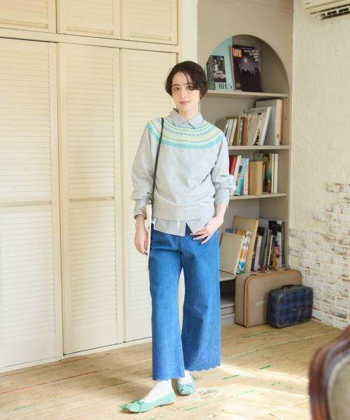 CARA O CRUZ / キャラ・オ・クルス デニムパンツ | 刺繍デニムパンツ | 詳細6