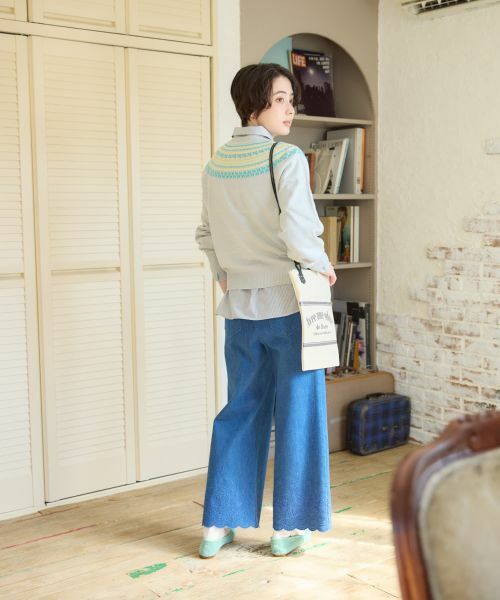 CARA O CRUZ / キャラ・オ・クルス デニムパンツ | 刺繍デニムパンツ | 詳細8