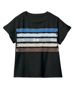 CARA O CRUZ / キャラ・オ・クルス Tシャツ | 洗える マルチボーダーTシャツ【MUSETTI】