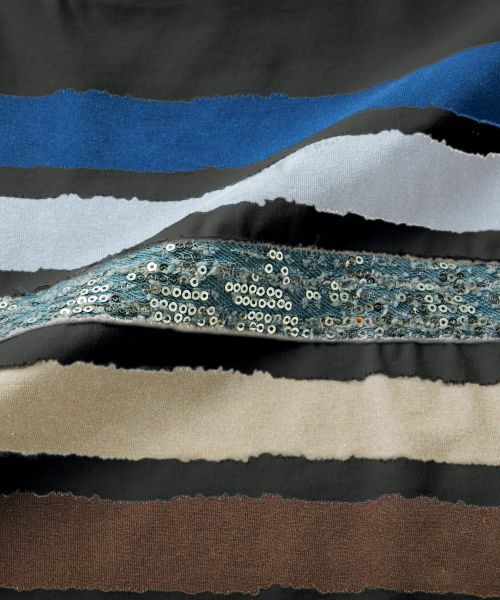 CARA O CRUZ / キャラ・オ・クルス Tシャツ | 洗える マルチボーダーTシャツ【MUSETTI】 | 詳細19