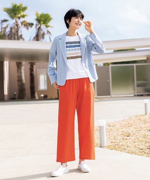 CARA O CRUZ / キャラ・オ・クルス Tシャツ | 洗える マルチボーダーTシャツ【MUSETTI】 | 詳細23