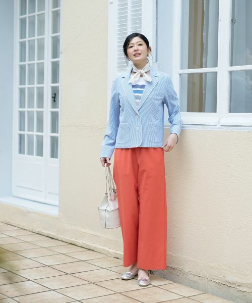 CARA O CRUZ / キャラ・オ・クルス Tシャツ | 洗える マルチボーダーTシャツ【MUSETTI】 | 詳細6