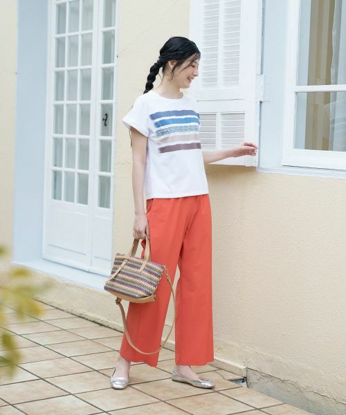 CARA O CRUZ / キャラ・オ・クルス Tシャツ | 洗える マルチボーダーTシャツ【MUSETTI】 | 詳細9