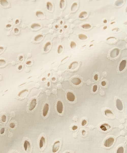 CARA O CRUZ / キャラ・オ・クルス テーラードジャケット | 洗える カットワークレースジレ | 詳細21