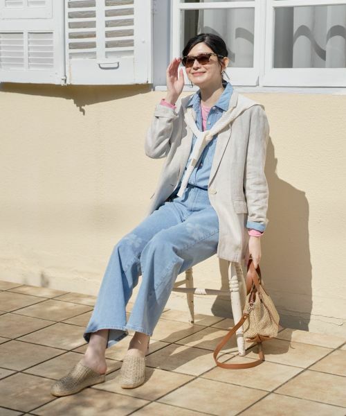 CARA O CRUZ / キャラ・オ・クルス テーラードジャケット | 麻のテーラードジャケット | 詳細10